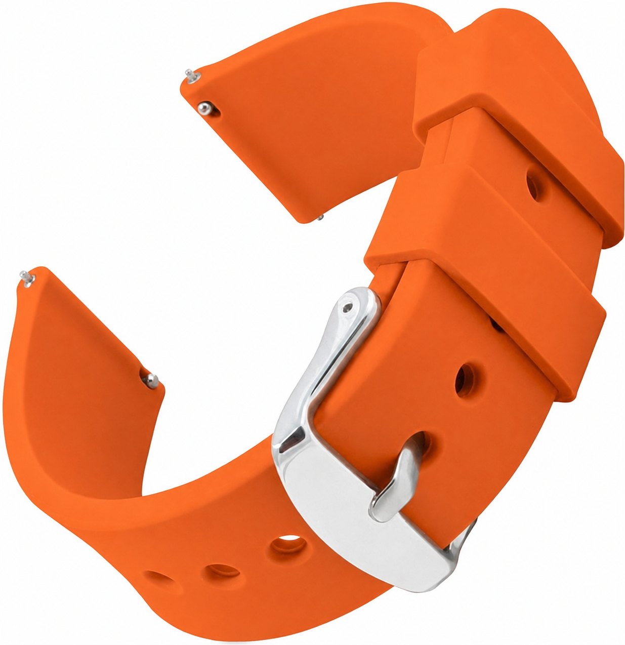 Silicone strap and accessory hardware